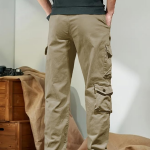 Men’s Cargo Pants | Multi Pocket Cotton Cargo Joggers for Men | Loose Fit Stylish Pant with Pockets | Casual Baggy Trousers & Streetwear Lower