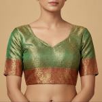 Women’s Green Art Silk Saree Woven with Zari Tissue | Kanjivaram Style Saree | Rich Pallu & Tassels | 6.2 Mtrs